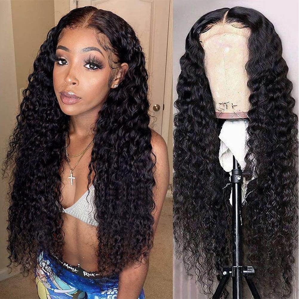 4x4 - Deep Wave Lace Closure Wigs