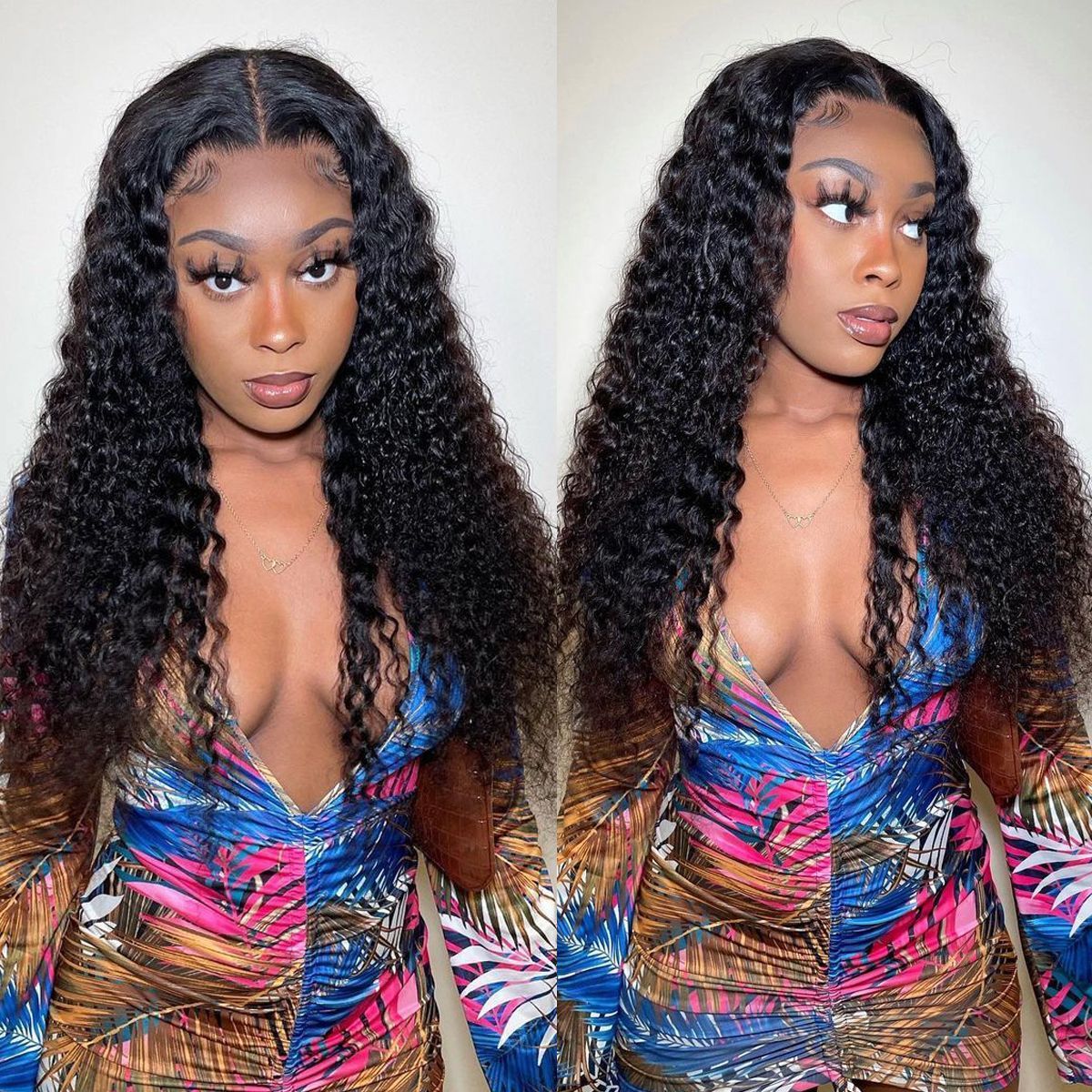 6x6 Deep Wave Closure Lace Wigs