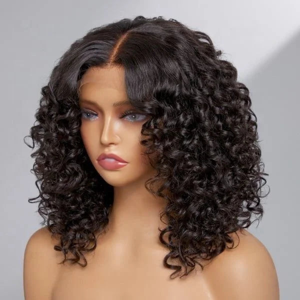 Ready to Wear Thick & Full 250% Density Kinky Curly 5x5 HD Lace Closure Human Hair Wig