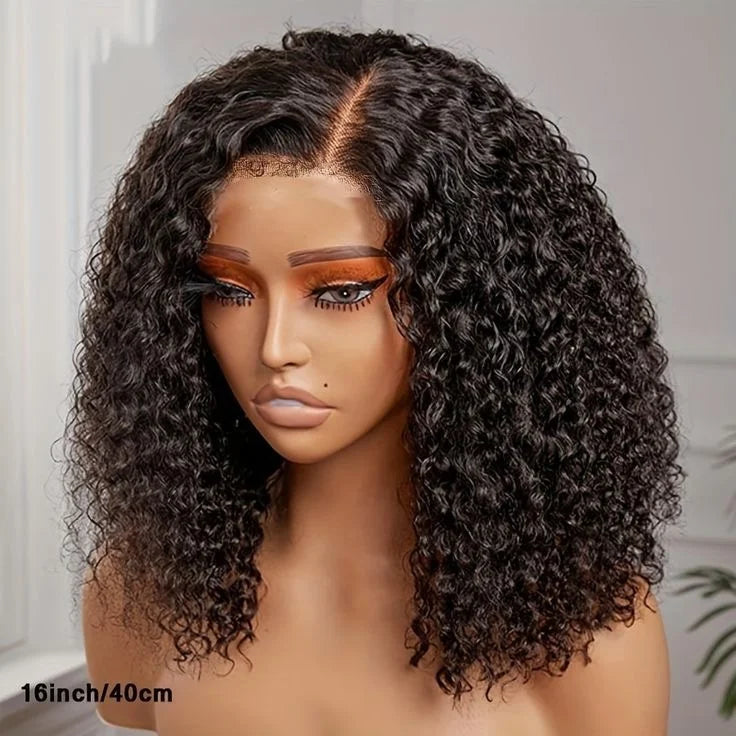 Ready to Wear Thick & Full 250% Density Kinky Curly 5x5 HD Lace Closure Human Hair Wig