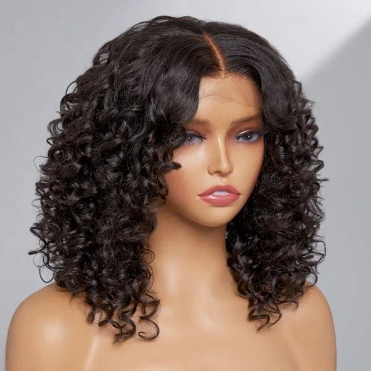 Ready to Wear Thick & Full 250% Density Kinky Curly 5x5 HD Lace Closure Human Hair Wig