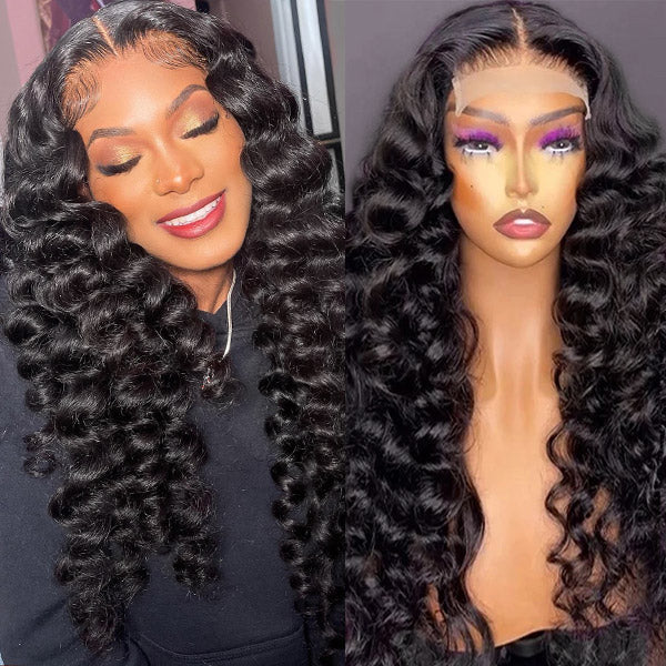 4x4 - Loose Deep Wave Lace Closure Wig