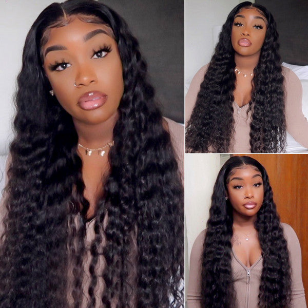 6x6 Loose Deep Wave Closure Lace Wig