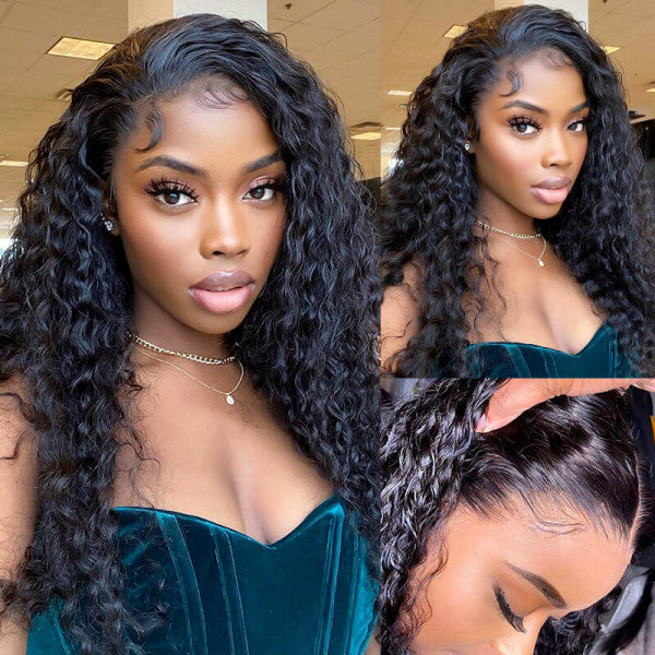 13x6 Deep Wave Lace Frontal Wigs 180%