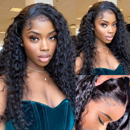 13x6 Deep Wave Lace Frontal Wigs 180%