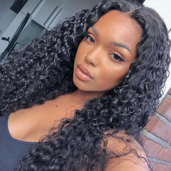 6x6 Deep Wave Closure Lace Wigs