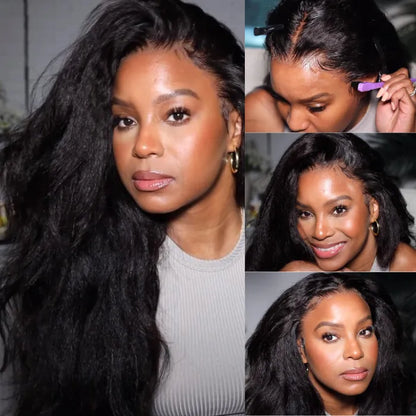 13x4 Kinky Straight Lace Frontal Wig