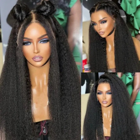 13x4 Kinky Straight Lace Frontal Wig