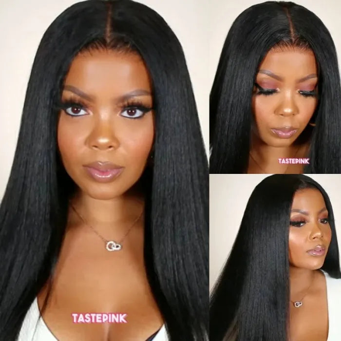 5x5 - Kinky Straight Lace Closure Wigs