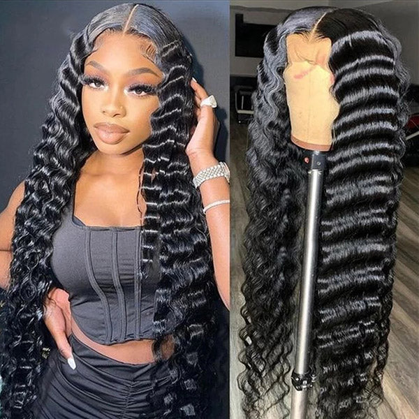 Loose Deep Wave 5x5 HD/Transparent Lace Closure Human Hair Wig