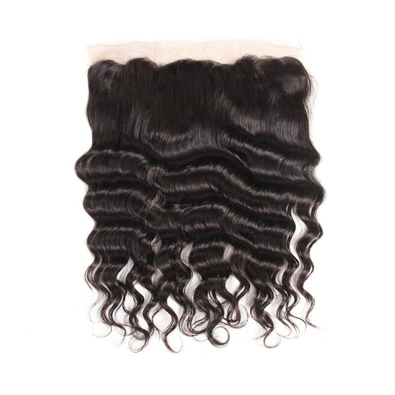 1 pc Loose Deep Wave Real HD Lace Frontal