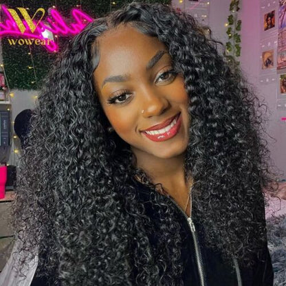 13x4 Curly Lace Front Human Hair Wig