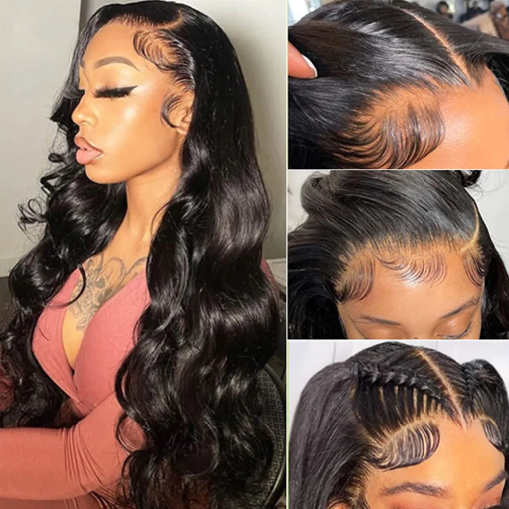 Body Wave 13x6 HD/Transparent Lace Front Human hair Wig